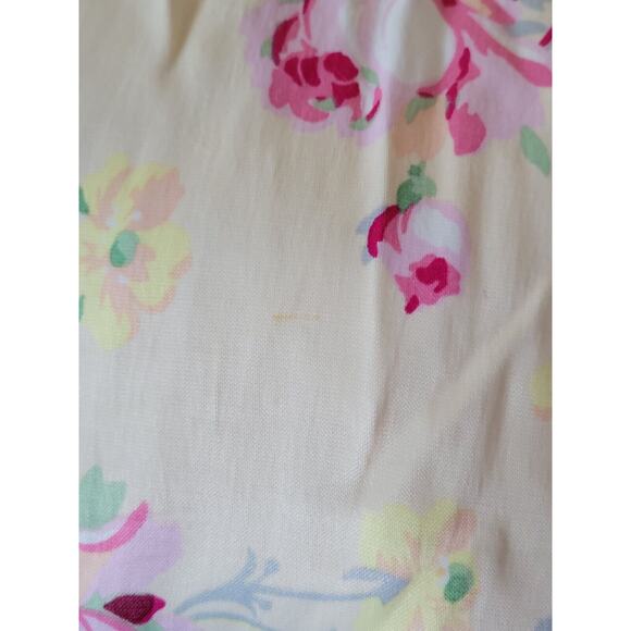 Zara Dress Womens Size XL Yellow Romantic Floral Short Sleeve Side Cutouts FLAWS - Picture 15 of 15